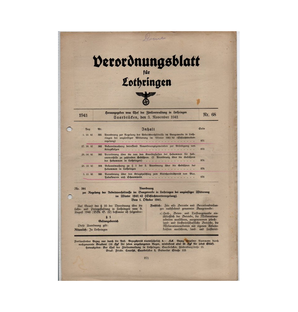 *Verordnungsblatt  - Nr68*