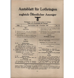 *Amtsblatt für Lothringen -...