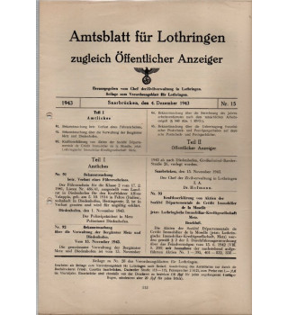 *Amtsblatt für Lothringen - Nr15*