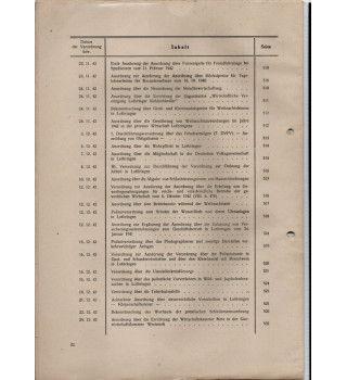 *Verordnungsblatt für Lothringen - 1942*