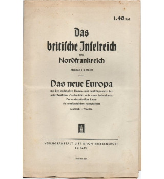 *Carte allemande - 1940*