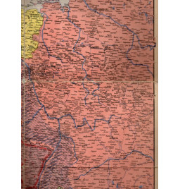 *Carte allemande - Ligne Maginot