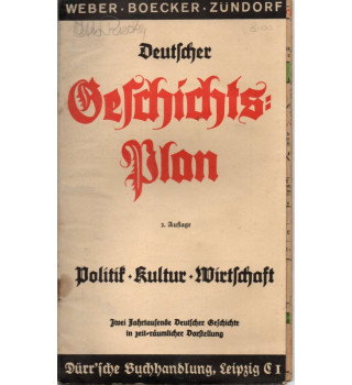 *Geschichts  Plan*