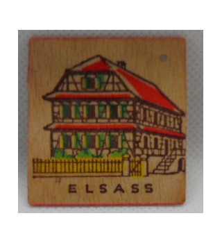 *Kleine bemalte Holzplakette aus dem WHW*