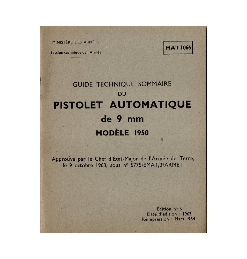 *Automatischen Pistole - MAC 50*