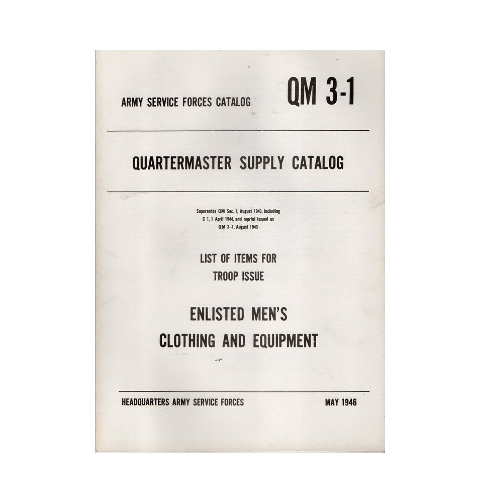 *Katalog der Ausrüstung des US-Quartiermeisterkorps*