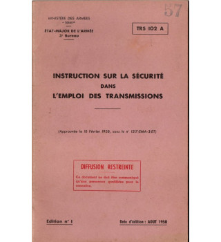 *Manuel d'instruction sécurité des transmissions*