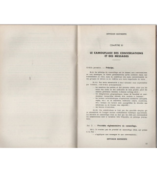 *Manuel d'instruction sécurité des transmissions*