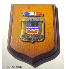 *Ecusson police Fontainebleau*