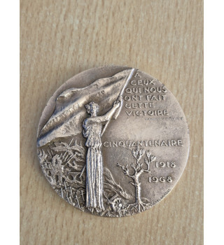 *Médaille cinquantenaire  - 11 novembre 1918*