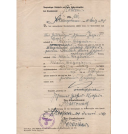 *Beglaubigte Abschrift des...