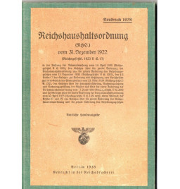 *Reichshaushaltsordnung*