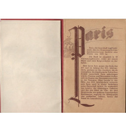 *Karte von Paris für Soldaten*