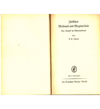 *Entre le mur ouest et la ligne Maginot*