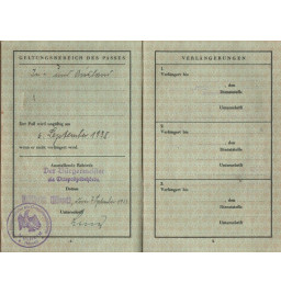 *Reisepass -  Deutsches Reich*