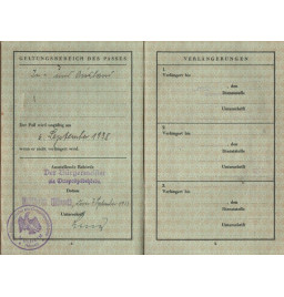 *Reisepass -  Deutsches Reich*