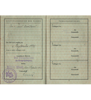 *Passeport allemand*
