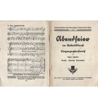 *Feuillet de chants du RAD*