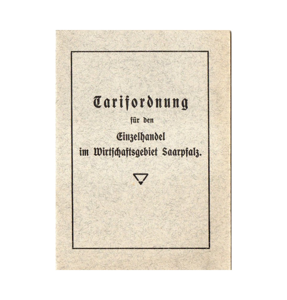 *Tarifordnung - Einzelhandel *