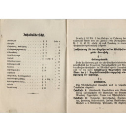 *Règlementation tarifaire - Sarre 1938*