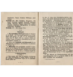 *Règlementation tarifaire - Sarre 1938*