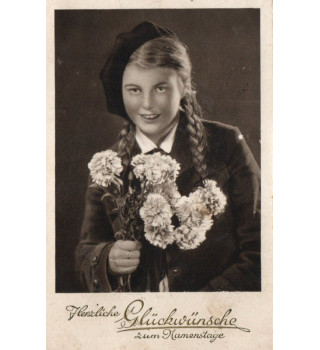 **BDM-Postkarte, Namenstag*