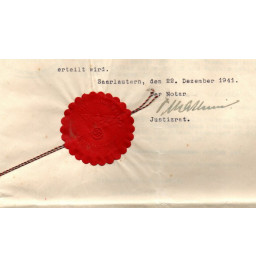 *Notarielle Urkunde*