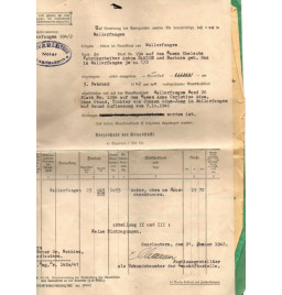 *Acte notarié - 1941*