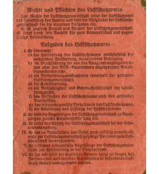 *Ausweis - Luftschutzgemeinschaft *
