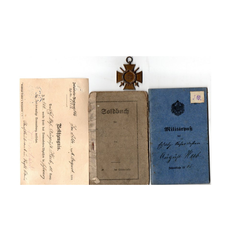 *Ensemble Livret - Soldbuch & Certificat*