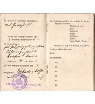 *Ensemble Livret - Soldbuch & Certificat*