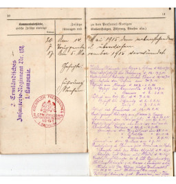 *Ensemble Livret - Soldbuch & Certificat*