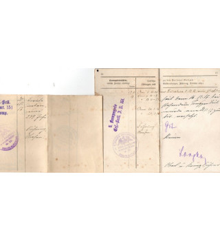 *Ensemble Livret - Soldbuch & Certificat*