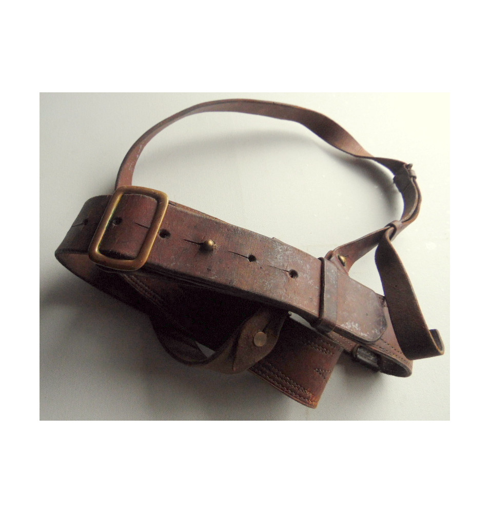 *WK2 Ledergürtel mit Schulterriemen*
