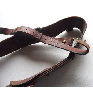 *WK2 Ledergürtel mit Schulterriemen*