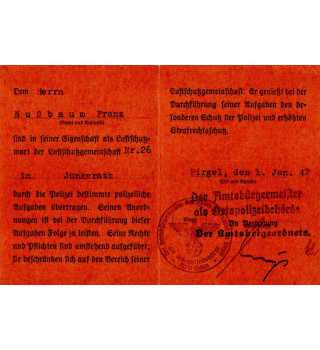 *Luftschutz Ausweis*