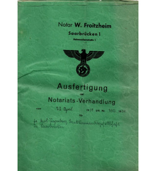 *Notarielle Urkunde*