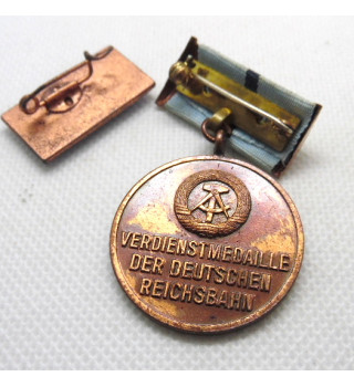 *Médaille de service Reichsbahn - DDR*