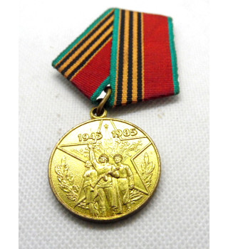 *Sowjetische Medaille zum 40. Jahrestag*