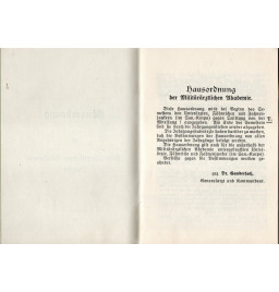 *Militäräztlichen Akademie Berlin*