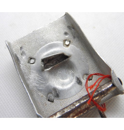 *Aluminiumschnalle eines deutschen Feuerwehrmanns*