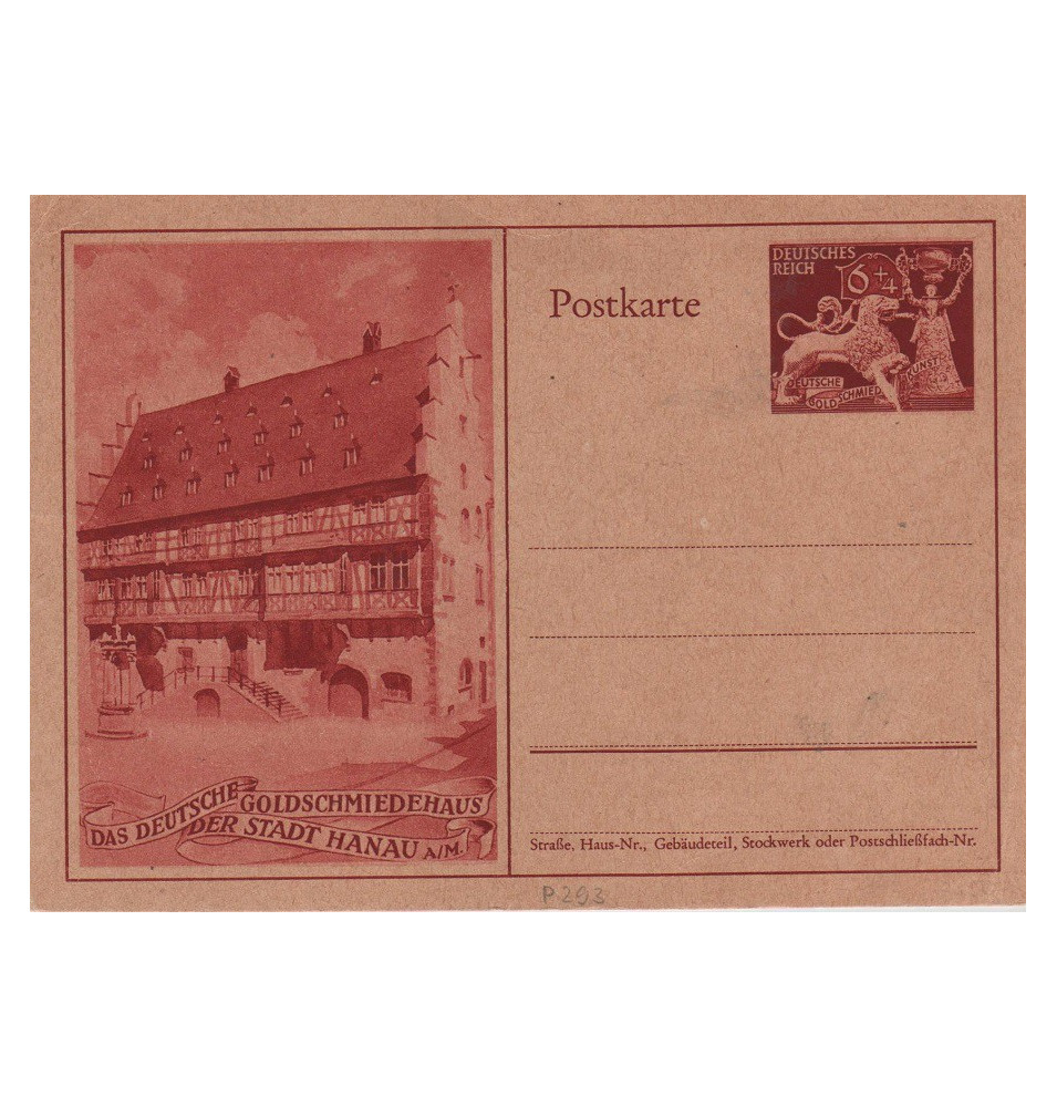 Poskarte . Das Deutsche Goldschmiedehaus