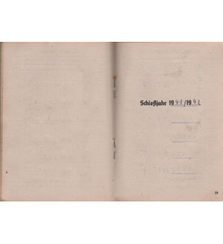 *Schießbuch mit silber Abzeichen NSKOV*