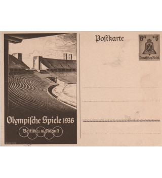 Postkarte Olympische Spiele 1936