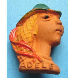 Figurine en céramique de Wilhelm Busch