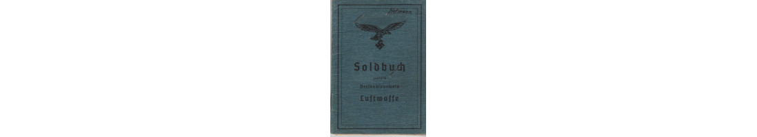 Militaria Allemand WW2. Documents