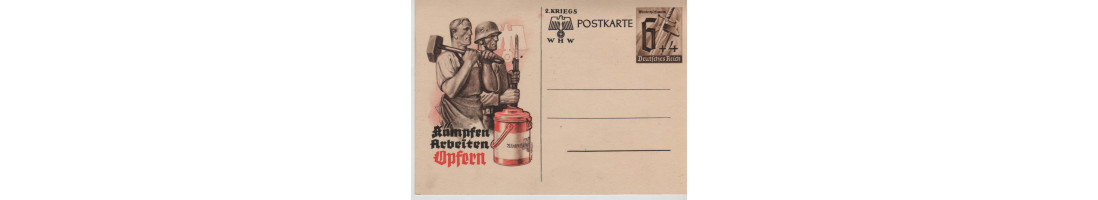 Cartes postales du secours d'hiver