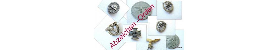 Militaria Deutschland WK2 - deutsche Militaria des Dritten Reiches - Insignes- Abzeichen